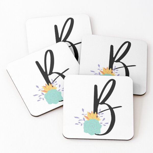 Item preview, B Botanical Monogram designed and sold by artjojo.