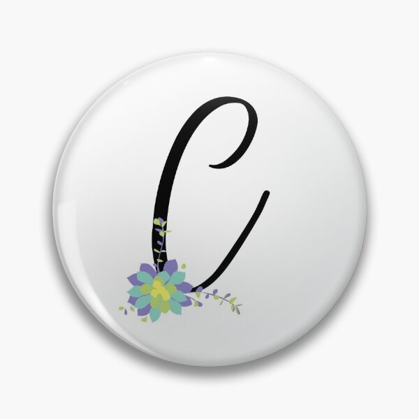 Item preview, C Botanical Monogram designed and sold by artjojo.