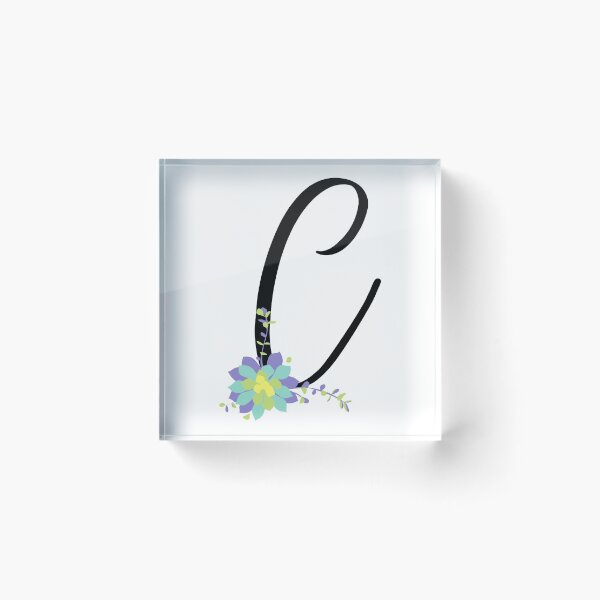 Item preview, C Botanical Monogram designed and sold by artjojo.