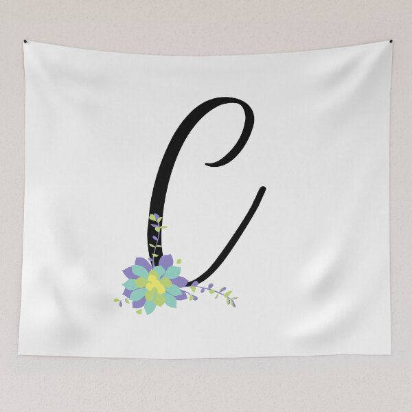 Item preview, C Botanical Monogram designed and sold by artjojo.