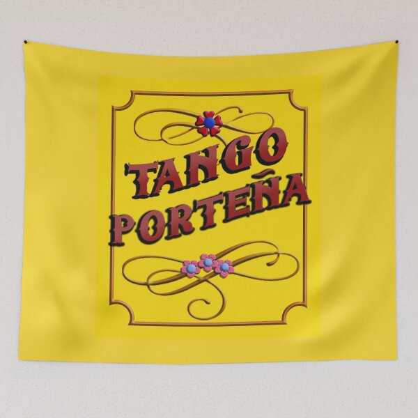 Item preview, Tango Portena (on yellow) designed and sold by jamesgerardking.