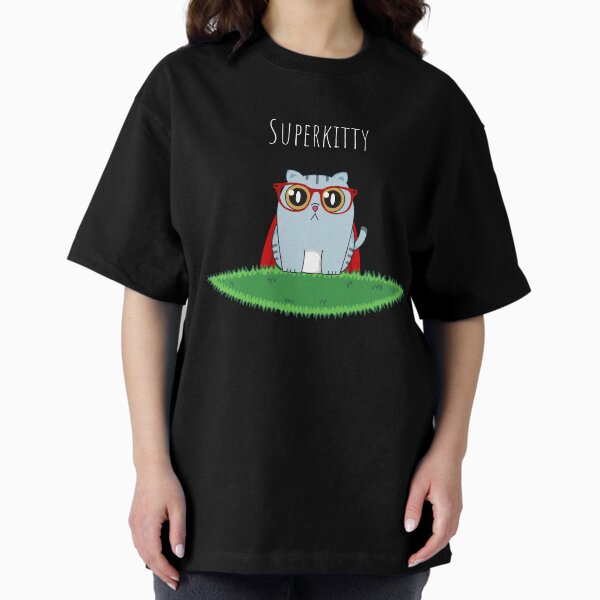 Item preview, Superkitty Cute Cat with Glasses and Cape designed and sold by Mesyo.