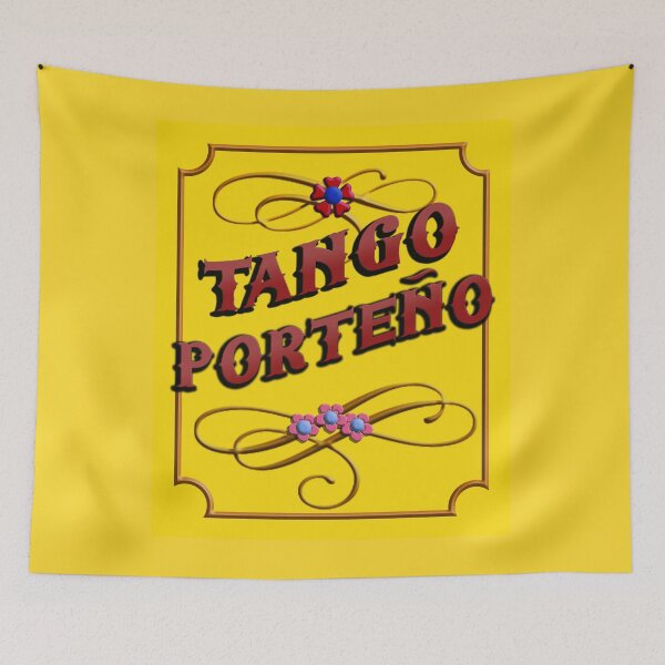 Item preview, Tango Porteno (on yellow) designed and sold by jamesgerardking.