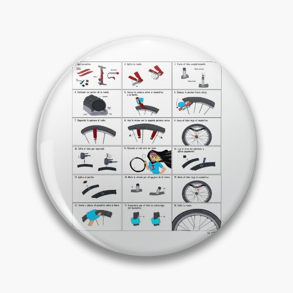Item preview, HOW TO REPAIR A BICYCLE WHEEL PUNCTURE (INSTRUCTION MANUAL)) designed and sold by solaenbici.