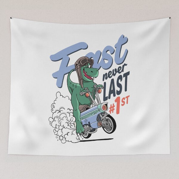 Item preview, cool dinosaur riding a motorcycle designed and sold by diab diab.