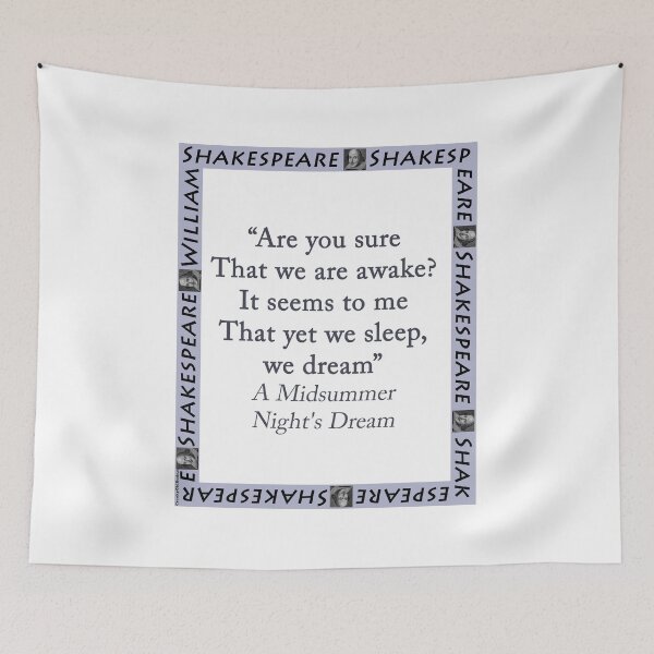 Item preview, Are You Sure That We Are Awake - Shakespeare designed and sold by CrankyOldDude.