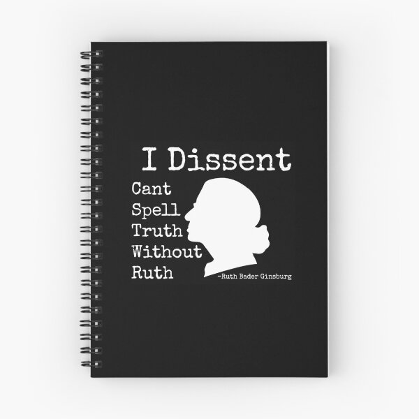 Item preview, I dissent, I can't spell truth without Ruth black  designed and sold by REApparelCo.