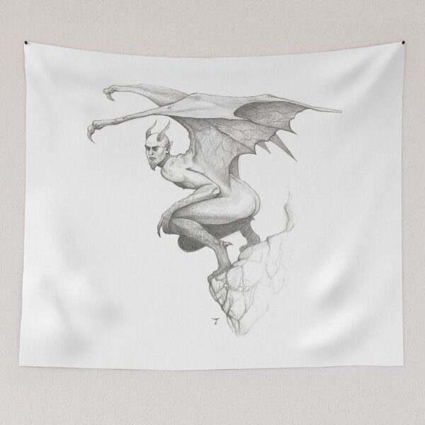 Item preview, Winged Demon designed and sold by Bokeshisan.