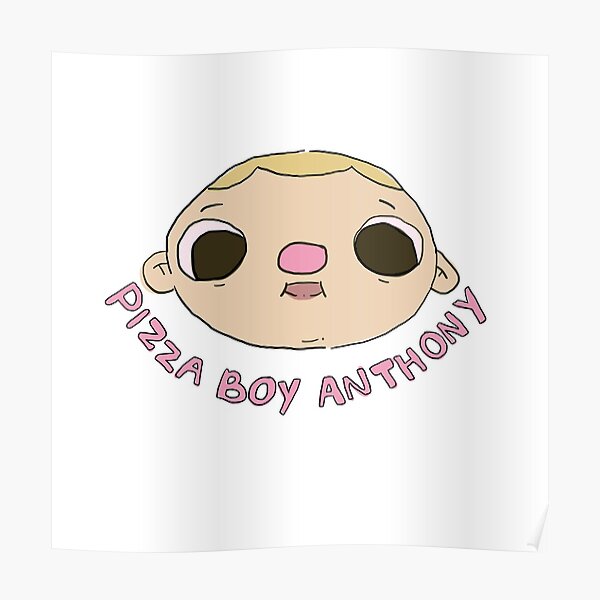 "Jack Stauber pizza boy anthony" Poster for Sale by ElaBlok Redbubble