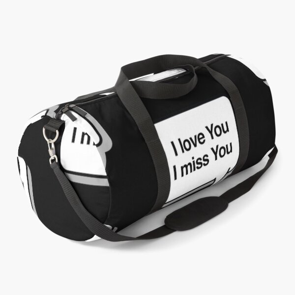 Item preview, I love u, I miss you minimal typography chatbox design designed and sold by Kvyom.