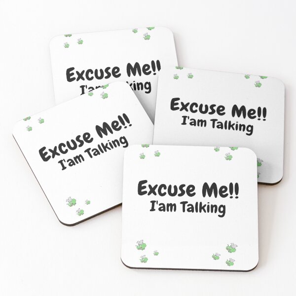 Item preview, Excuse Me!! I'am Talking designed and sold by Richard W J Conyard.