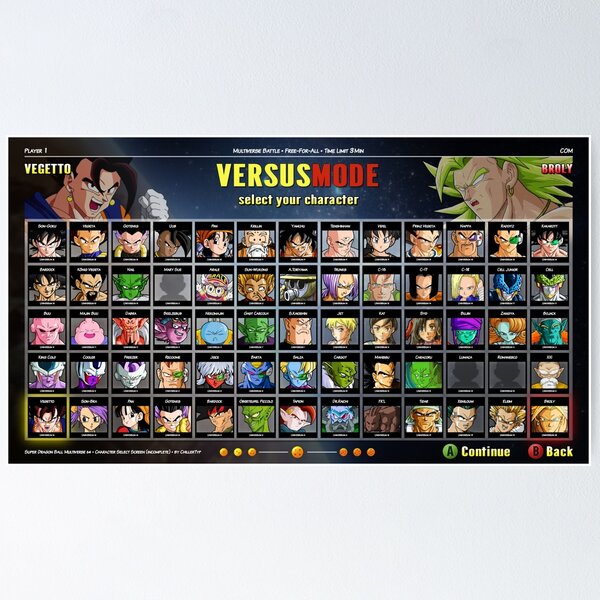 Retro Mortal Kombat II Arcade Character Select Screen Posters 12 5x7  Individual Portraits 