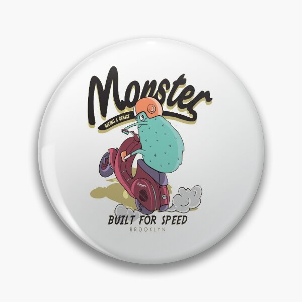 Item preview, cool monster riding a motorcycle designed and sold by diab diab.