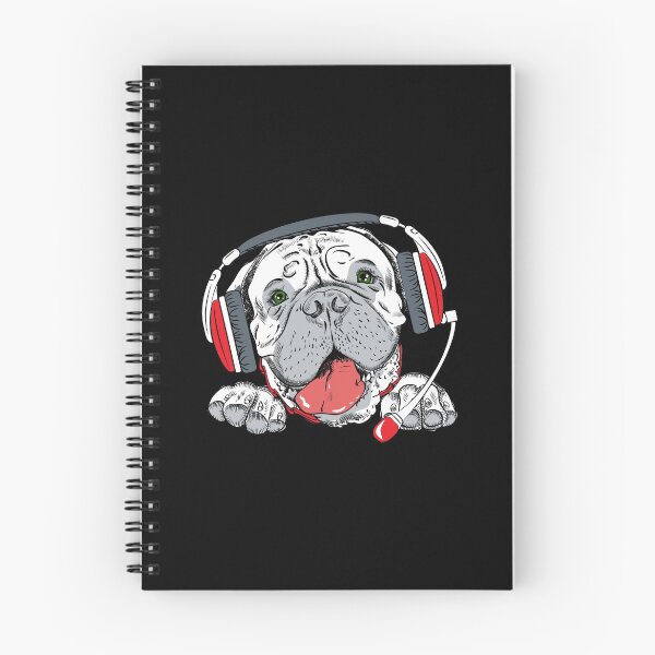 Item preview, Cute Bullmastiff in headphones designed and sold by kalud-zoldyck.