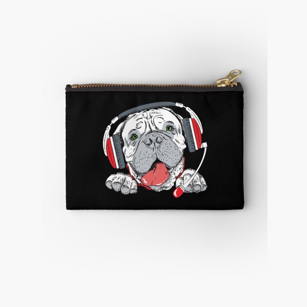 Item preview, Cute Bullmastiff in headphones designed and sold by kalud-zoldyck.