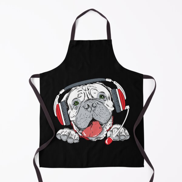 Item preview, Cute Bullmastiff in headphones designed and sold by kalud-zoldyck.