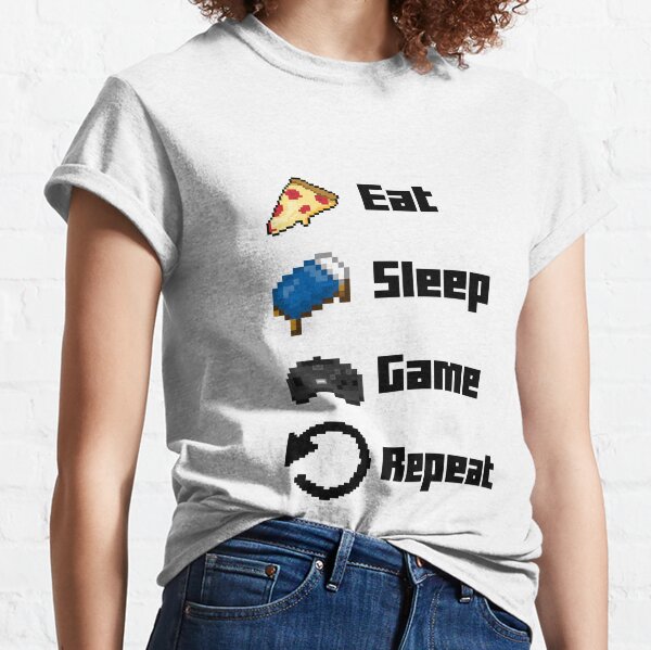 Eat Sleep Minecraft T-Shirts for Sale