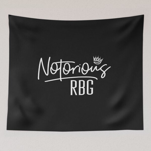 Item preview, Notorious RBG Typography black designed and sold by REApparelCo.