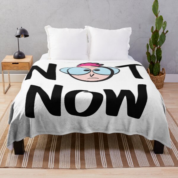 Item preview, Not Now Cute Kid Art Boy With Glasses designed and sold by ProjectX23.