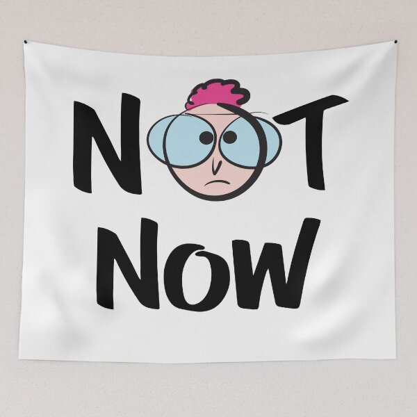 Item preview, Not Now Cute Kid Art Boy With Glasses designed and sold by ProjectX23.