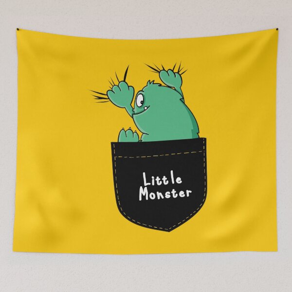 Item preview,  cool monster sitting inside 2 designed and sold by diab diab.