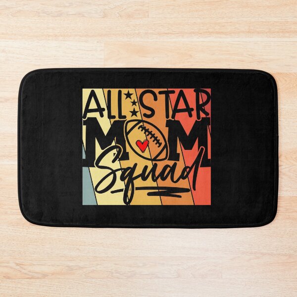 Item preview, All star  football mom squad vintage colorful  design  designed and sold by Moussa  Sussi.