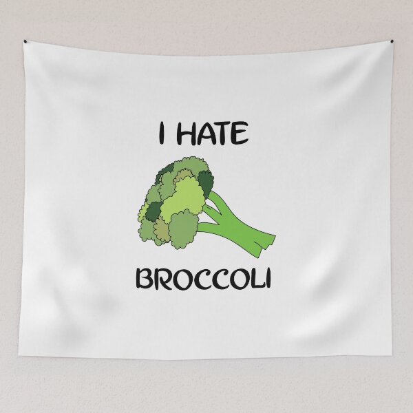 Item preview, I HATE BROCCOLI designed and sold by JarneGoossens.