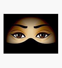 Arabic Eyes Photographic Print