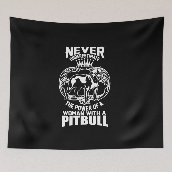 Item preview, POWER OF A WOMAN WITH A PITBULL designed and sold by Akz84.