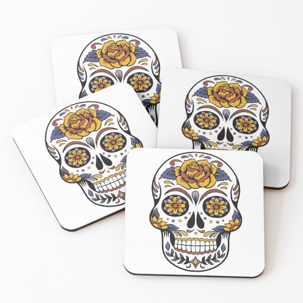 Item preview, Dia de los muertos skull designed and sold by bibi8.