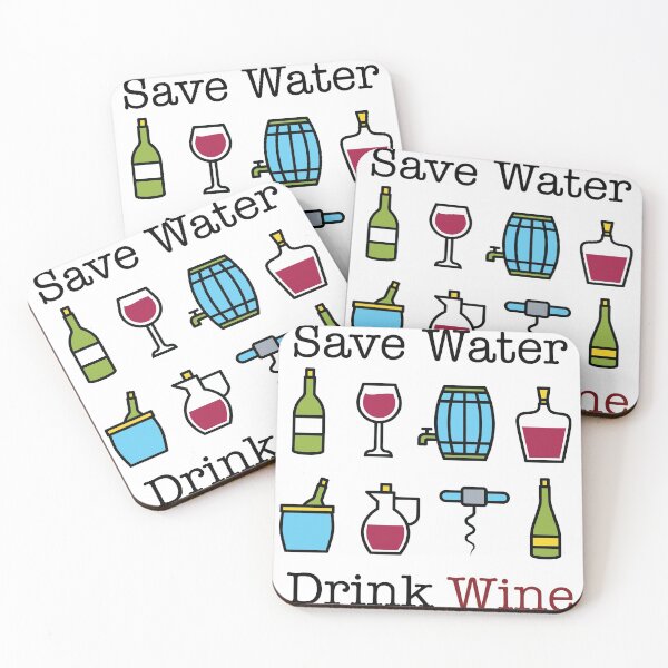 Item preview, Save Water, drink Wine!! designed and sold by FlyingTreg.