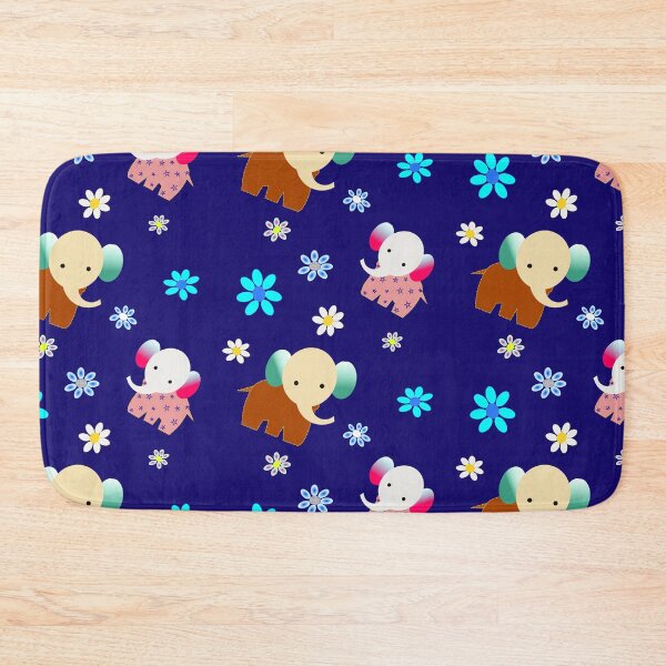 Item preview, Elephants and flowers designed and sold by JoAnnFineArt.