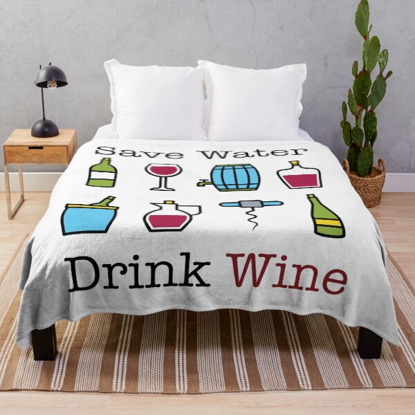 Item preview, Save Water, drink Wine!! designed and sold by FlyingTreg.