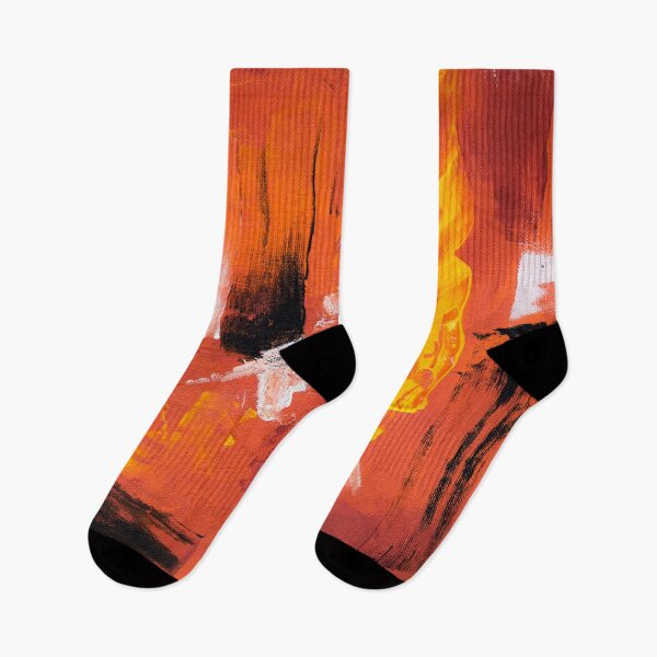 Item preview, Yellow Black Orange Abstract  designed and sold by IamTrending.