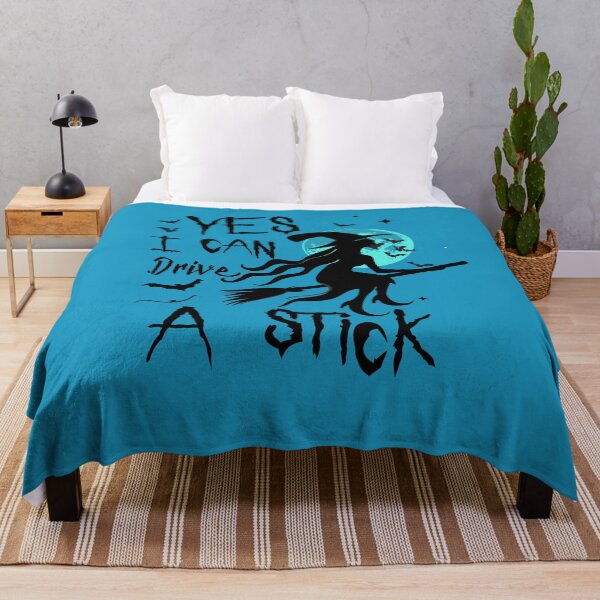 Item preview, Yes I Can Drive A Stick Funny Halloween Witch For her designed and sold by majidkacm.