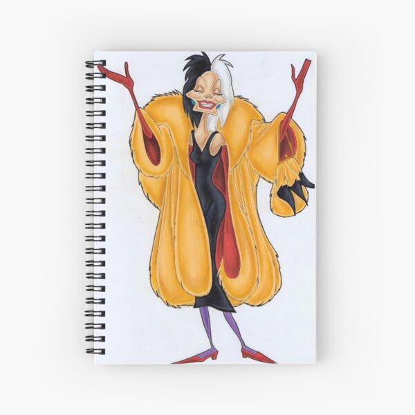 Innovative Designs Disney Cruella 5 Piece Sketchbook Set 4 Pencils