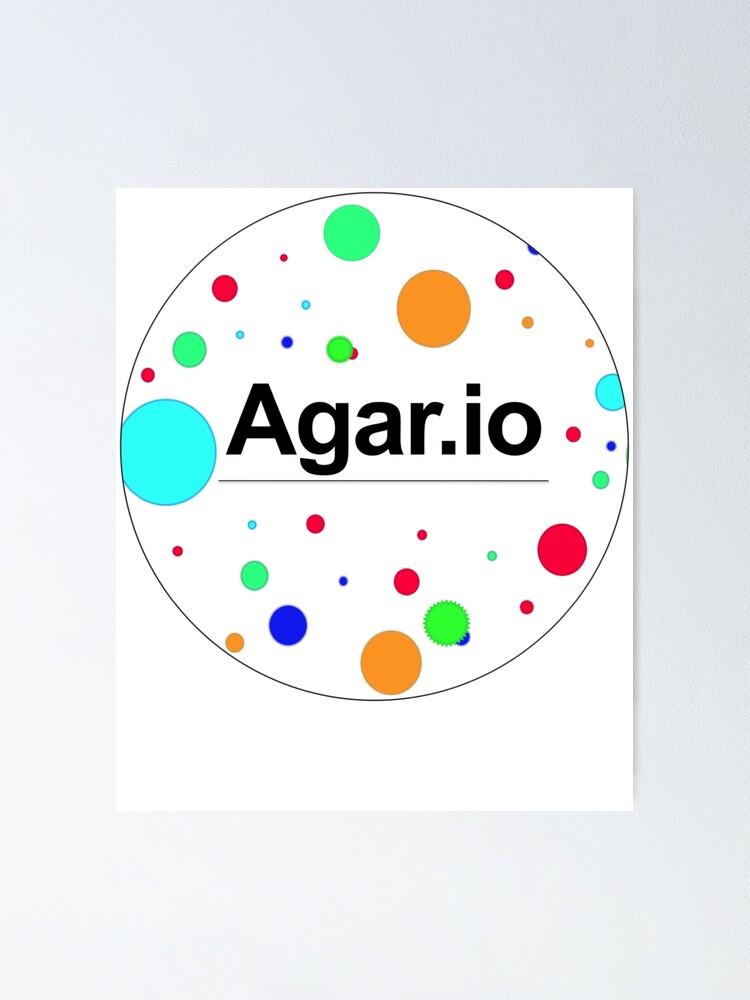 Agar.io  Poster for Sale by MiE Designs