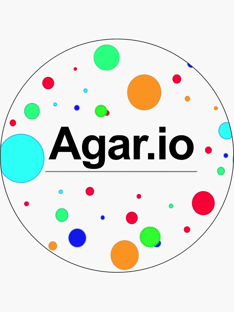 Agar.io  Sticker for Sale by MiE Designs