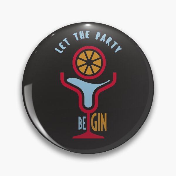Item preview, Let the party begin -  Gin and tonic day design designed and sold by wingdingr.