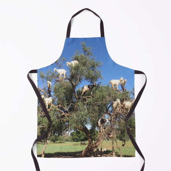 Item preview, goats in trees designed and sold by AHELENE.