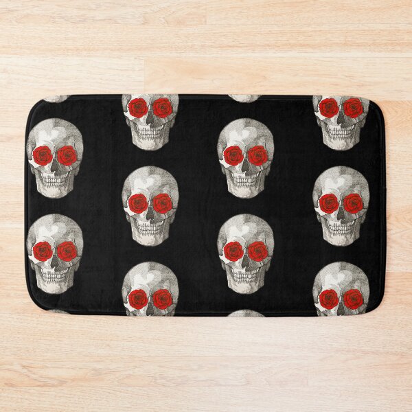 Item preview, Skull with Rose Eyes designed and sold by AngusHillsArt.