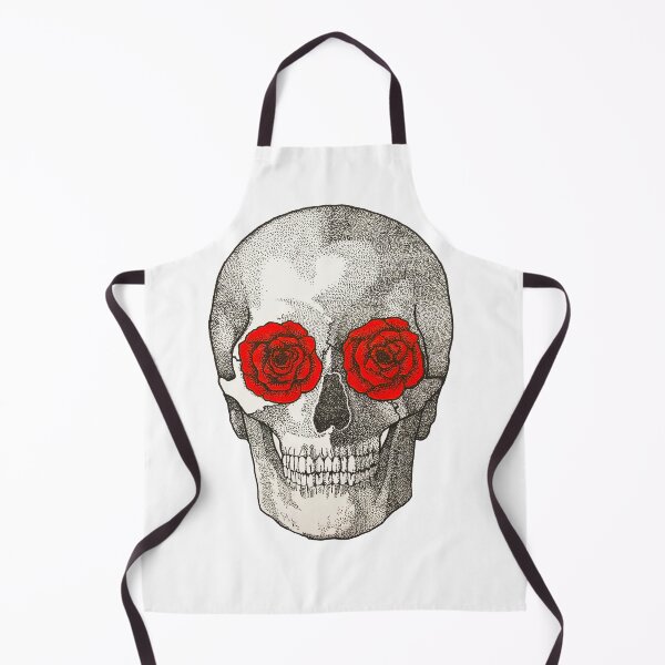 Item preview, Skull with Rose Eyes designed and sold by AngusHillsArt.
