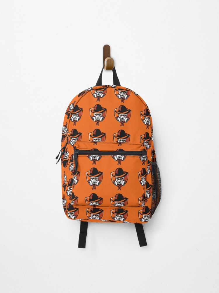 Thumbnail 1 of 3, Backpack, devil shield designed and sold by DARKPRINT.