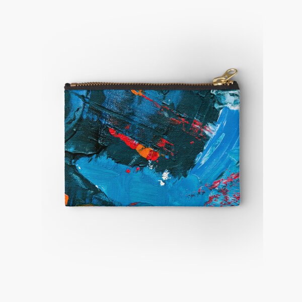 Item preview, Rustic Orange Dark Blue Abstract designed and sold by IamTrending.