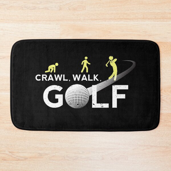 Item preview, Crawl Walk Golf Funny Evolution Of The Golfer designed and sold by GnarlyGatorTees.