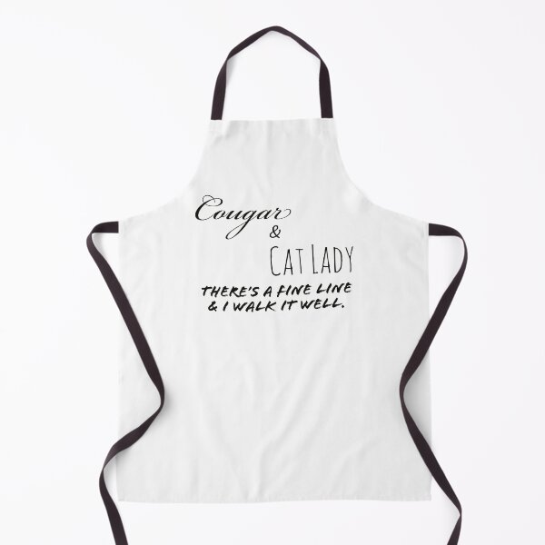 Item preview, Cougar and Cat Lady There's a fine line and I walk it well designed and sold by SRidgeDesign.