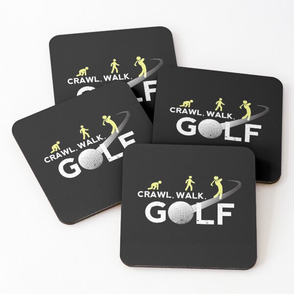 Item preview, Crawl Walk Golf Funny Evolution Of The Golfer designed and sold by GnarlyGatorTees.