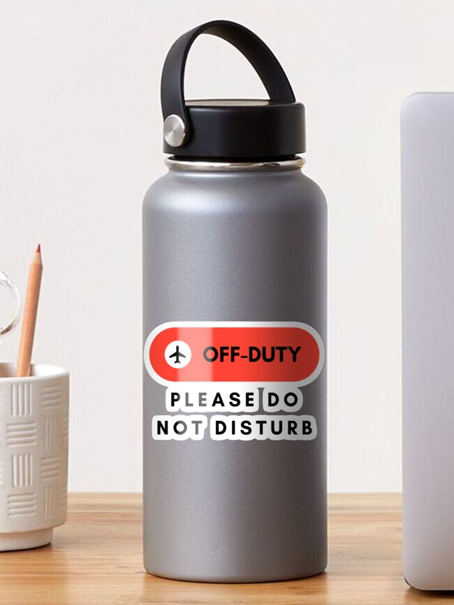 Off Duty Pilot / Flight Attendant - Please Do NOT Disturb | Poster