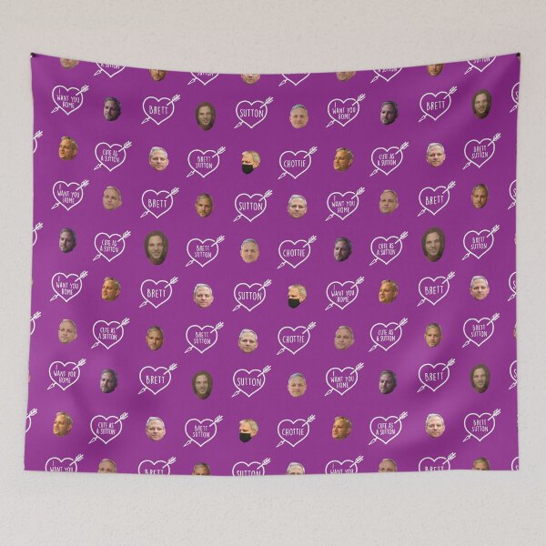 Item preview, Brett Sutton - Face and Hearts Pattern designed and sold by Coollage.