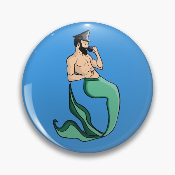 Item preview, Leather Merman Sipping Tea - Caucasian  designed and sold by TheLexyHeart.